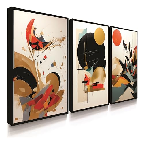 Quadro Decorativo Minimalista Orgânico Abstrato Moderno Formas Escritório Sala Quarto
