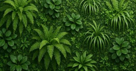 Jardim vertical artificial: Crie ambientes sofisticados com plantas e treliças artificiais