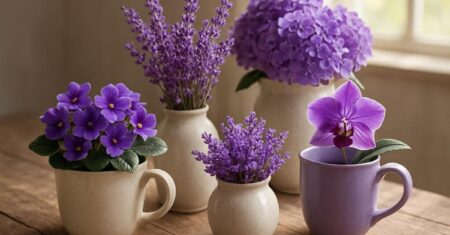 Nem imaginei que flores roxas pudessem transformar um ambiente: tudo que aprendi sobre cada tipo de flor roxa