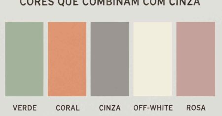 Cores de parede que combinam com cinza na decoração