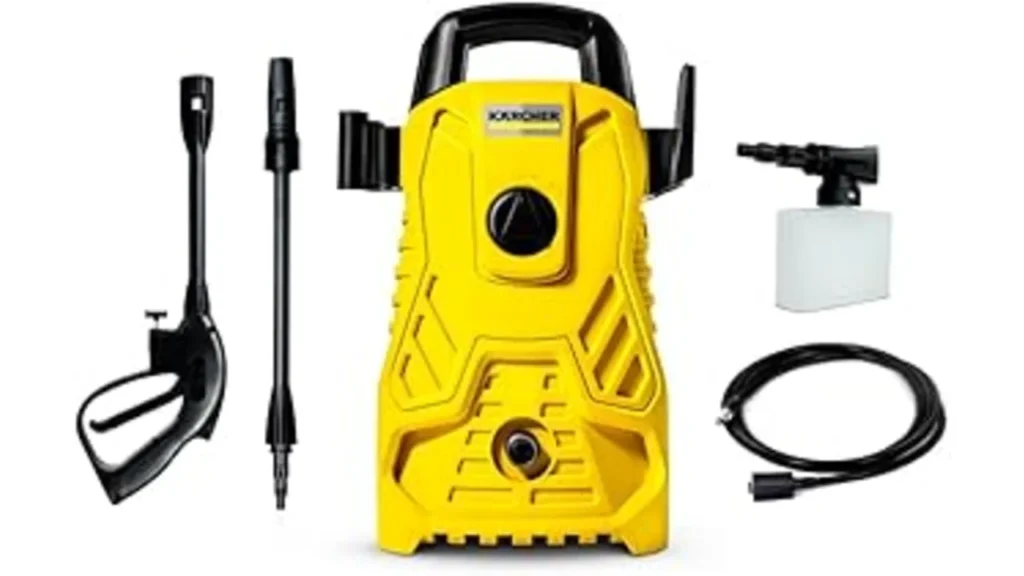 Descubra se a lavadora de alta pressão Kärcher Compacta 1500 PSI é o produto ideal. Veja detalhes do aplicador de detergente e preço.